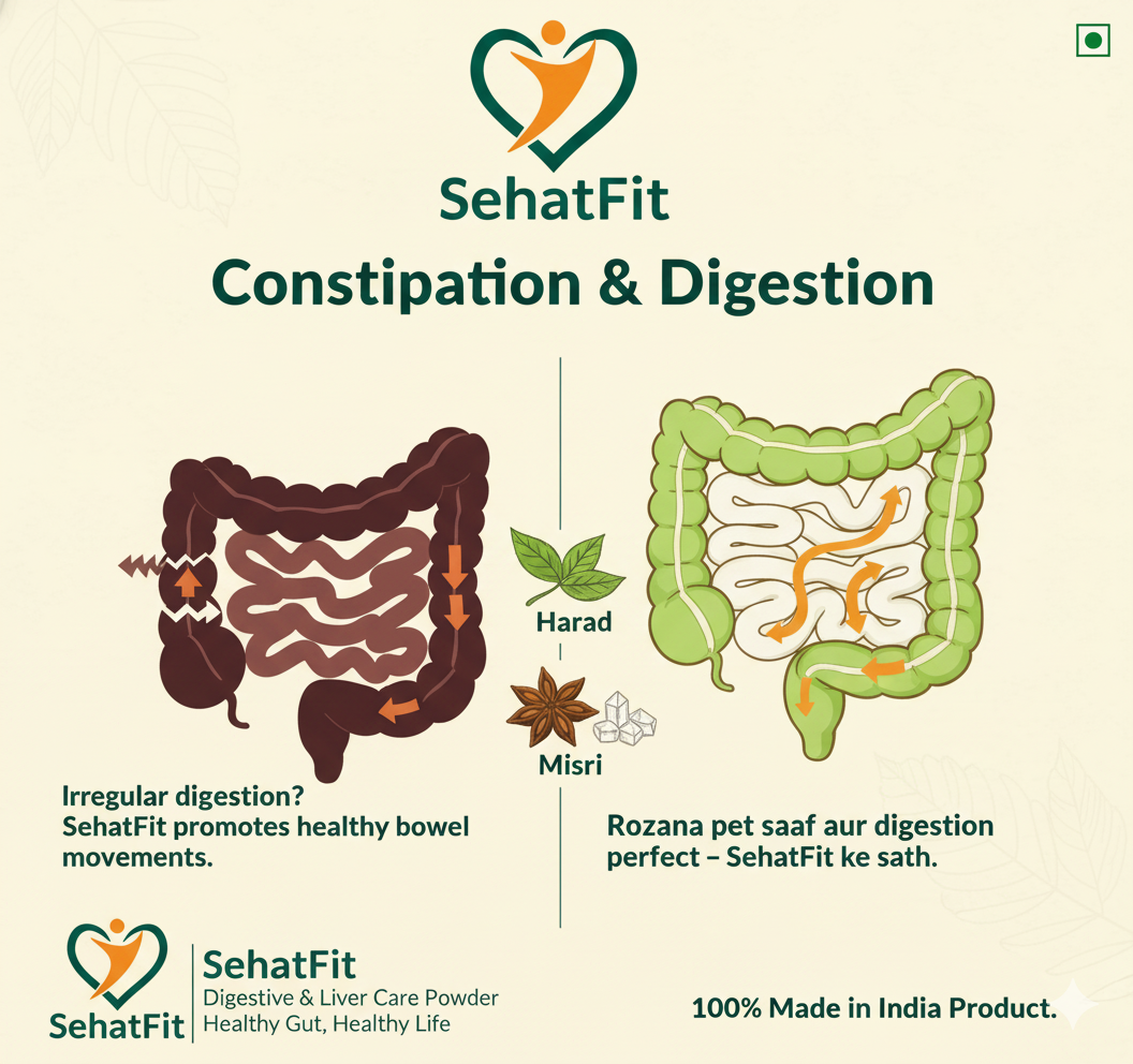 SehatFit herbal digestive blend with natural ingredients