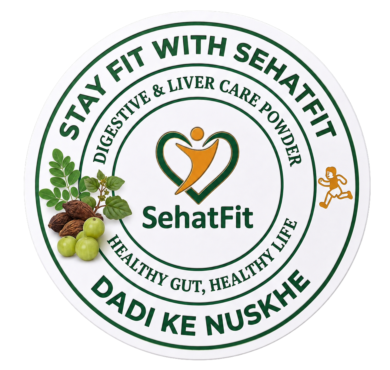 SehatFit 200g herbal digestive powder packaging
