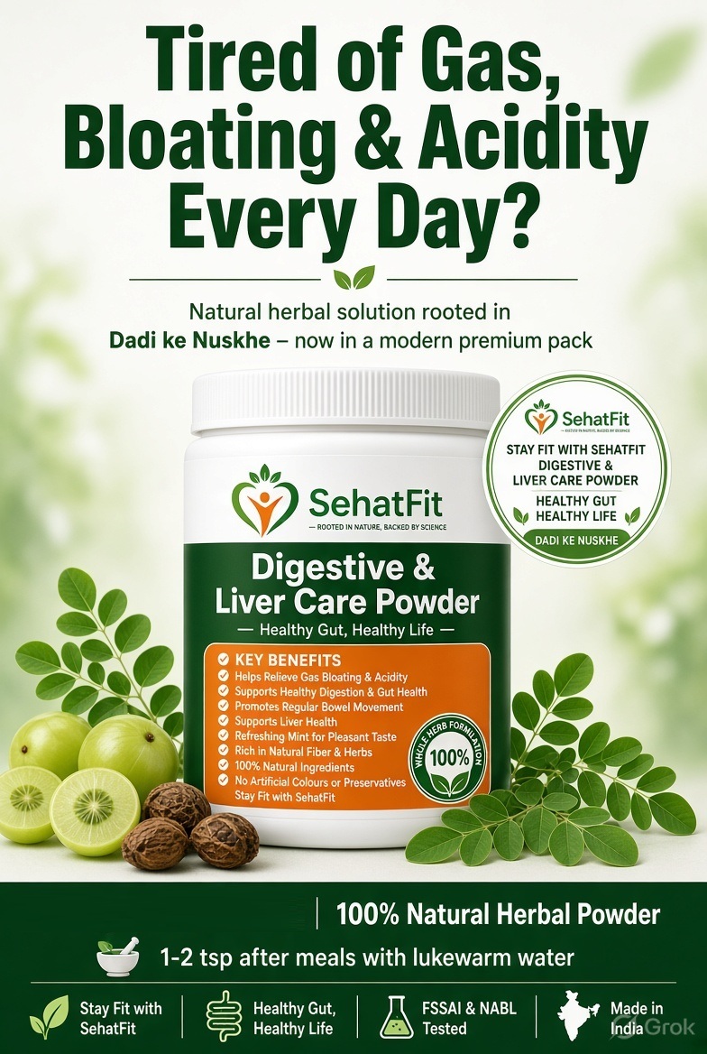 SehatFit natural herbal digestive wellness powder